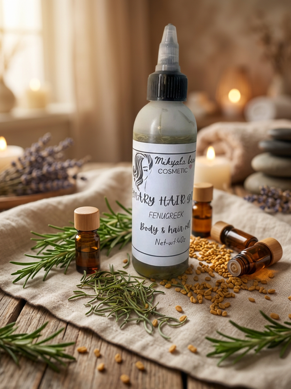 Fenugreek & Rosemary Hair Growth Oil